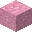 Béton rose en poudre